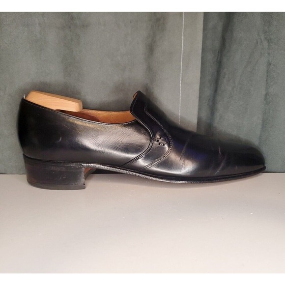 Johnston & Murphy USA Made Aristocraft Black Slip On Dress Shoes US 12 AA - Picture 5 of 13